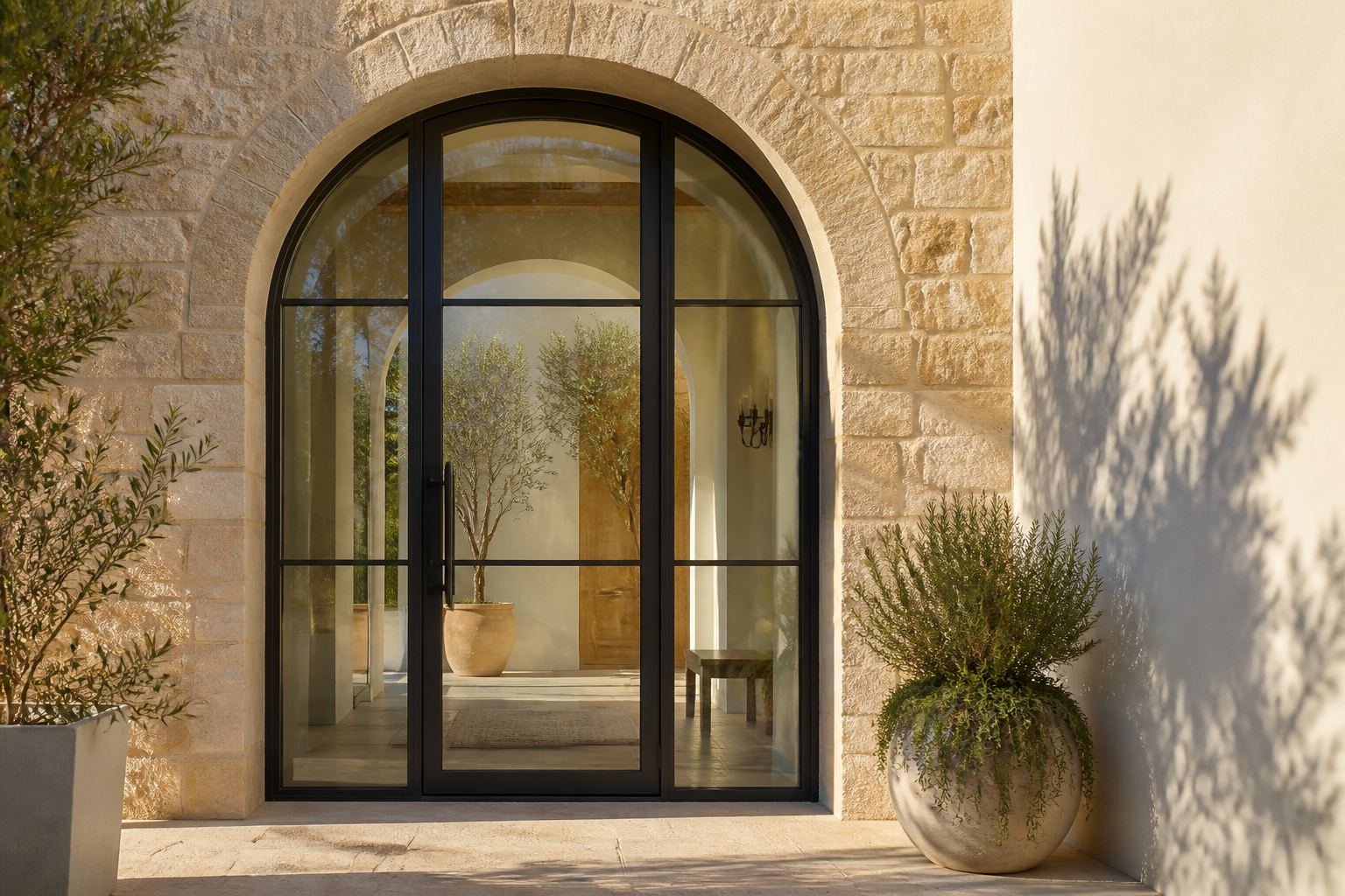 VLX 100 Arched / Custom Door in Hollywood, FL | TruePane Windows & Doors - detail 3