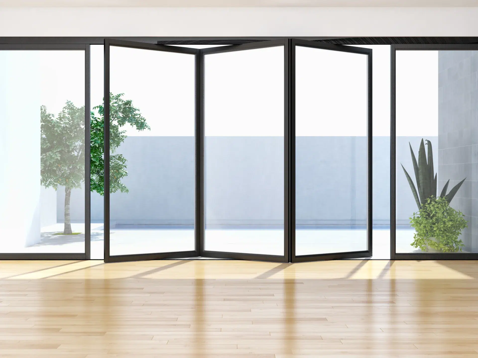 VLX 100 Bifold / Folding Door in Hollywood, FL | TruePane Windows & Doors - detail 1
