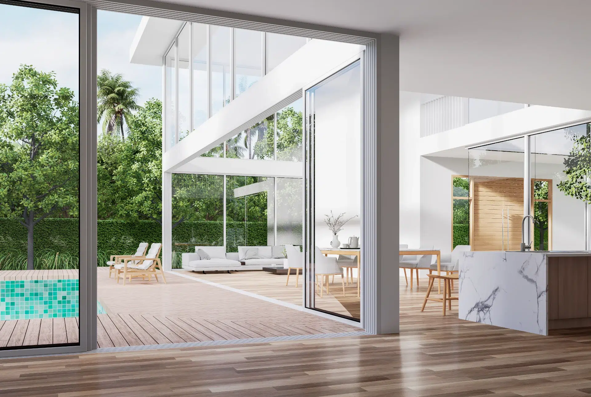 VLX 138 Panoramic Sliding Door in Hollywood, FL | TruePane Windows & Doors - detail 1