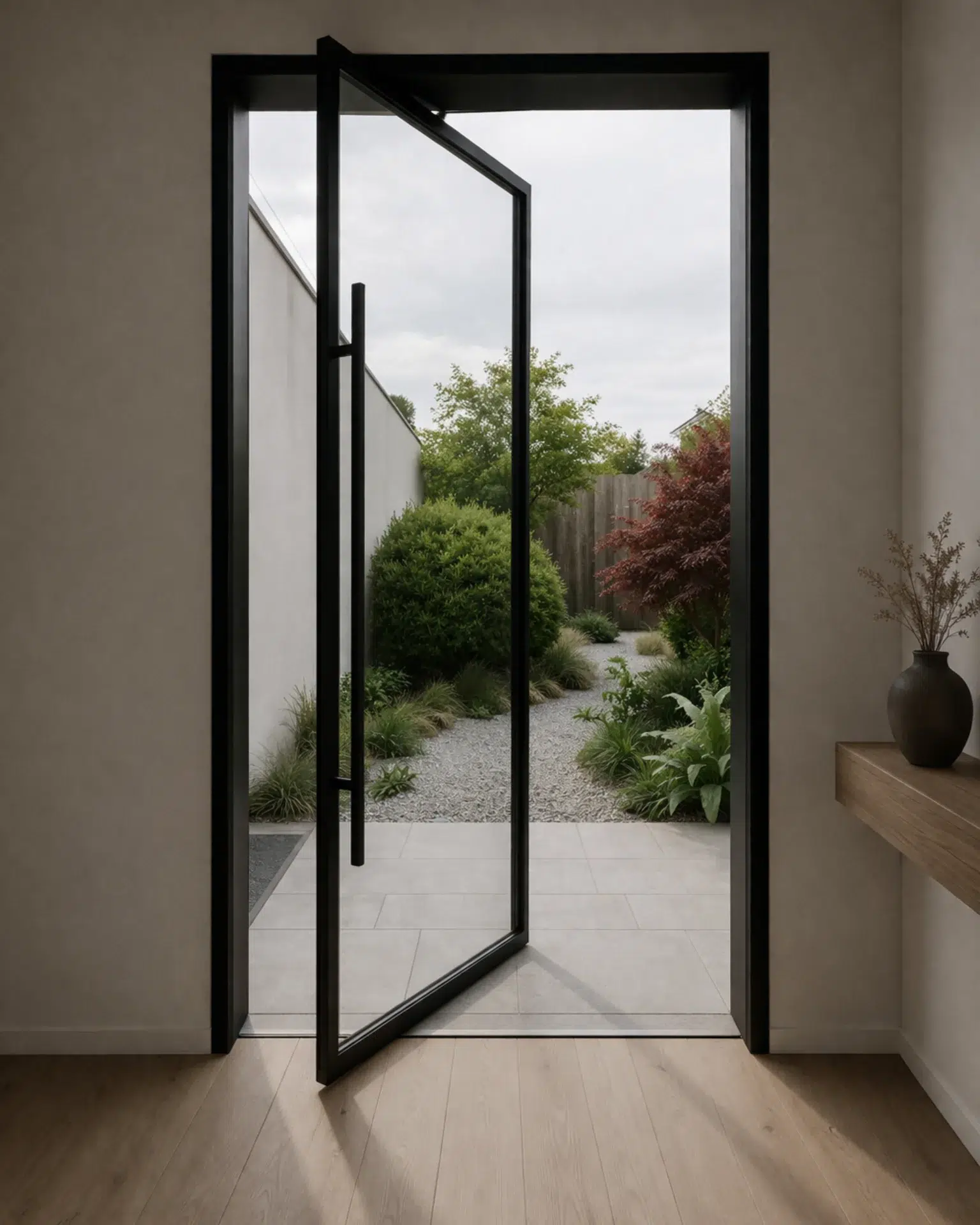 VLX 100 Pivot Door in Hollywood, FL | TruePane Windows & Doors - detail 1